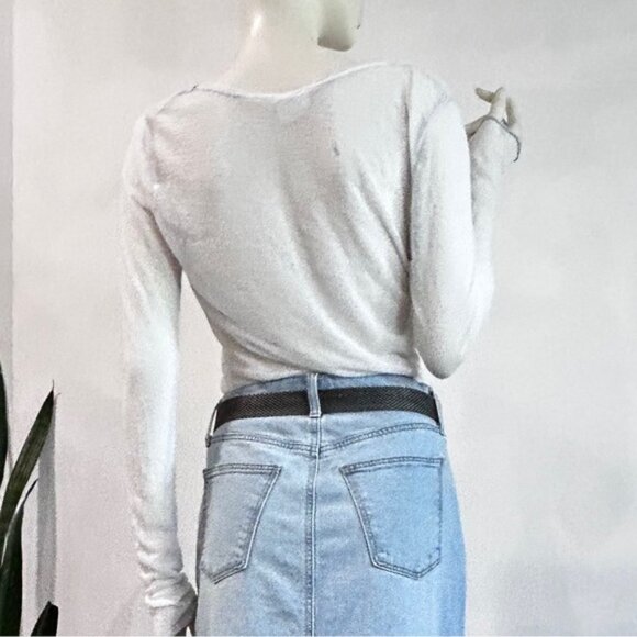 Free People Stretchy Gauze Knit Extra Long Tunic - Picture 9 of 12